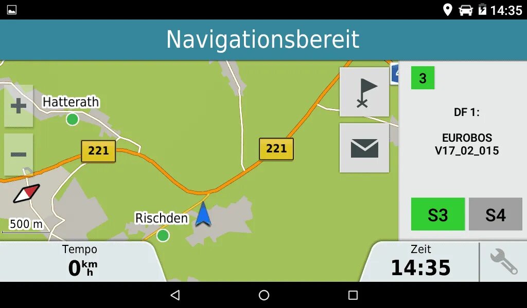 EuroBOS Navigator Navigationsfenster