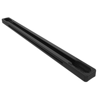 RAM Mounts Aluminium Tough-Track Schiene inkl. Endkappen - schwarz, Innenlänge 228,6 mm (9 Zoll)