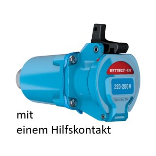 RETTBOX® ONE AIR Anschlussstecker 20 A - 230 V 20 A 1P+N+E+1 Hilfskontakt