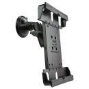 RAM Mounts Saugfuss-Halterung mit Tab-Tite Universal-Halteschale für 9-10.5 Zoll Tablets in Schutzgehäusen - B-Kugel (1 Zoll), mittlerer Verbindungsarm