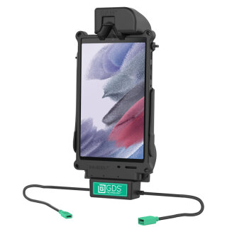 RAM Mounts GDS Tough-Dock Samsung Tab A7 Lite 8.7 in IntelliSkin-Lade-/Schutzhüllen - USB-C/-A, 15 W Ausgang, AMPS-Aufnahme