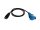 RETTBOX® ONE Anschlussstecker 20 A, 230 V, 1P+N+E, 4 m Anschlussleitung, Schuko-Stecker, Farbe: Schwarz