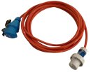 RETTBOX® ONE AIR Anschlussstecker 20 A, 1P+N+E, frei konfigurierbar, Schuko-Stecker mit Bajonett-Verschluss