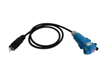 RETTBOX® ONE AIR Anschlussstecker 20 A, 1P+N+E, frei konfigurierbar, Schuko-Stecker