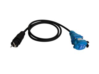 RETTBOX® ONE Anschlussstecker 20 A, 230 V, 1P+N+E+2 HK, frei konfiguerierbar, Schuko-Stecker
