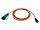 RETTBOX® S AIR Anschlussstecker 20 A, 250 V AC, 12m Anschlussleitung mit Schuko-Stecker, Farbe: Orange