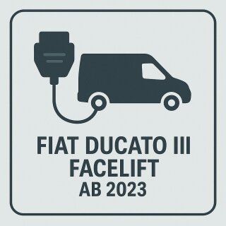 Inomatic CAN-Tronic Fahrzeugadapter mit Kabelbaum, Fiat Ducato III Facelift ab 2023, vorkonfiguriert