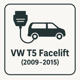 Inomatic CAN-Tronic Fahrzeugadapter mit Kabelbaum, VW T5 Facelift (2009 - 2015), vorkonfiguriert