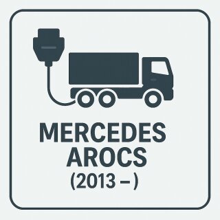 Inomatic CAN-Tronic Fahrzeugadapter mit Kabelbaum, Mercedes Arocs (2013 - ), vorkonfiguriert