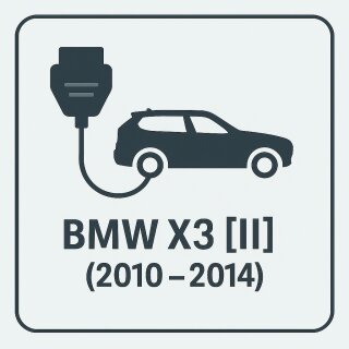 Inomatic CAN-Tronic Fahrzeugadapter mit Kabelbaum, BMW X3 [II] (2010 - 2014), vorkonfiguriert