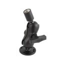 RAM Mounts Aufbau-Set - runde Basisplatte (AMPS), kurzer...
