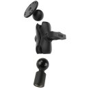 RAM Mounts Aufbau-Set - runde Basisplatte (AMPS), kurzer...