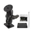 RAM Mounts Aufbau-Set (kurz) - mit runder Basisplatte...