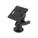 RAM Mounts Aufbau-Set - runde Basisplatte (AMPS), kurzer...