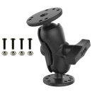 RAM Mounts Aufbau-Set - 2x runde Basisplatte (AMPS),...