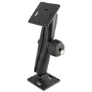 RAM Mounts Aufbau-Set - 2x VESA-Platte (75x75 mm Lochraster), langer Verbindungsarm mit Sicherungsschloss, C-Kugel (1,5 Zoll), im Polybeutel
