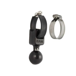RAM Mounts Rohrschelle für C-Kugeln (1,5 Zoll) - für 12,7-50,8 mm Durchmesser, im Polybeutel