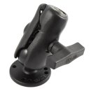 RAM Mounts Aufbau-Set - runde Basisplatte (AMPS), kurzer...
