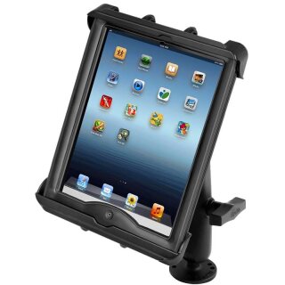RAM Mounts Universal Tab-Tite Aufbau-Set für 10 Zoll Tablets - mit runder Basisplatte (AMPS), C-Kugel (1,5 Zoll), im Polybeutel