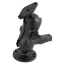 RAM Mounts Aufbau-Set - runde Basisplatte (AMPS), kurzer...
