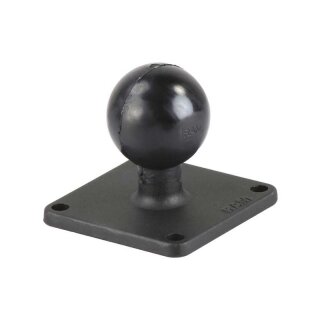 RAM Mounts quadratische Basisplatte (63,5 x 63,5 mm) mit C-Kugel (1,5 Zoll) - im Polybeutel