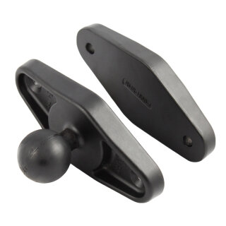 RAM Mounts Schraubklemmen-Teile (ohne Schrauben) mit C-Kugel (1,5 Zoll) - 101,6 mm breit, im Polybeutel