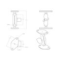 RAM Mounts Set - A-Kugel (0,56 Zoll), 2x...