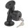 RAM Mounts Set mit Sicherungsschloss - B-Kugel (1 Zoll), 2x runde Basisplatte (AMPS), mittlerer Verbindungsarm