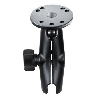RAM Mounts Set - B-Kugel (1 Zoll), runde Basisplatte (AMPS), mittlerer Verbindungsarm