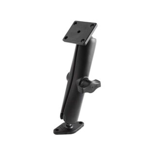 RAM Mounts Aufbau-Set - B-Kugel (1 Zoll), Diamond-Basisplatte (Trapez), langer Verbindungsarm, rechteckige Basisplatte (AMPS)