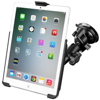RAM Mounts Saugfuss-Halterung Apple iPad mini 1-3 (ohne Schutzhüllen / -gehäuse) - B-Kugel (1 Zoll)