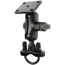 RAM Mounts Motorrad-Set - B-Kugel (1 Zoll), Rohr-Klemme,...