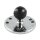 RAM Mounts runde Chrom-Basisplatte (AMPS) - Grundplatten-Durchmesser 63,5 mm, B-Kugel (1 Zoll), im Polybeutel