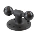 RAM Mounts Basisplatte rund Doppelkugel-T-Aufbau -...
