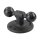 RAM Mounts Basisplatte rund Doppelkugel-T-Aufbau - B-Kugel (1 Zoll)