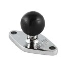 RAM Mounts Chrom Diamond-Basisplatte (Trapez) - B-Kugel...