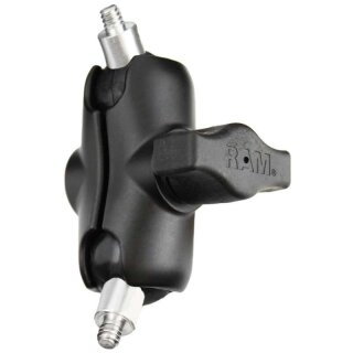 RAM Mounts Set - B-Kugel (1 Zoll),  kurzer Verbindungsarm, 2x Kugeln mit 1/4"-20 Gewindestift