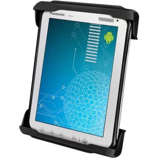 RAM Mounts Universal Tab-Tite Halteschale für 9-10 Zoll Tablets (mit/ohne dünne Schutzhüllen) - AMPS-Aufnahme, Schrauben-Set