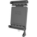 RAM Mounts Universal Tab-Lock Halteschale (abschließbar) für 8 Zoll Tablets inkl. Samsung Tab A 8.0 (ohne Schutzgehäuse/-hüllen) - AMPS-Aufnahme, Schrauben-Set