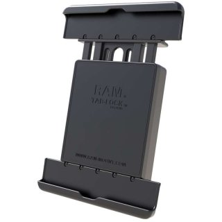 RAM Mounts Universal Tab-Lock Halteschale (abschlie&szlig;bar) f&uuml;r 9.7 Zoll Tablets inkl. Samsung Galaxy Tab A 9.7 (ohne Schutzgeh&auml;use/-h&uuml;llen) - AMPS-Aufnahme, Schrauben-Set, im Polybeutel