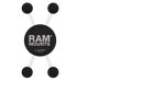 RAM Mounts X-Grip-Halteklammer für Smartphones bis 82,6 mm Breite - B-Kugel (1 Zoll)