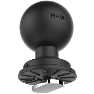 RAM Mounts Verbundstoff-Kugel mit T-Slot für Tough-Track Schienen - C-Kugel (1,5 Zoll), im Polybeutel