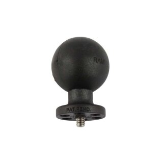 RAM Mounts Verbundstoff-Basiskugel mit 1/4"-20 Gewindestift - C-Kugel (1,5 Zoll), im Polybeutel