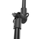 RAM Mounts Verbundstoff Press-N-Lock Basis mit Doppel-Verlängerungsarm für GoPro-Kameras - Ratchet-Verbindungen, 2x Kunststoffrohr, (je ca. 300 mm), Endstück mit Kugel, kurzer Verbindungsarm, GoPro-Adapter, B-Kugel (1 Zoll)