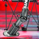 RAM Mounts Verbundstoff Press-N-Lock Basis mit Verlängerungsarm für GoPro-Kameras - Ratchet-Verbindung, Kunststoffrohr, (ca. 300 mm), Endstück mit Kugel, kurzer Verbindungsarm, GoPro-Adapter, B-Kugel (1 Zoll)