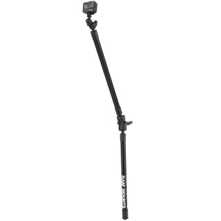 RAM Mounts Verbundstoff Kameraarm für GoPro Action Kameras - mit Armen (18 u. 18 Zoll), GoPro-Adapter, B-Kugel (1 Zoll)