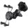 RAM Mounts Verbundstoff Saugfusshalterung  mit X-Grip Universal Halteklammer für Smartphones - Saugfuss-Basis, kurzer Verbindungsarm, B-Kugel (1 Zoll), im Polybeutel