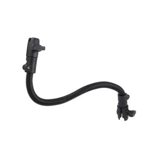 RAM Mounts Aluminium Flex-Arm (18 Zoll), beideseitig Verbundstoff-Sockel - B-Kugel (1 Zoll), im Polybeutel
