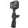 RAM Mounts GoPro Aufsteck-Kamerahalterung (kurz) - mit Aufsteck-Adapter, B-Kugel (1 Zoll), im Polybeutel