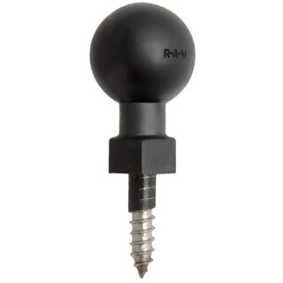 RAM Mounts Tough-Ball mit 1/4-20 Zoll Spitzgewinde (ca. 25 mm lang) - B-Kugel (1 Zoll), im Polybeutel